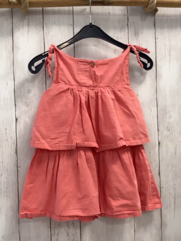 Dayan  Kleid  Gr. 98  hellrot Rüschen 