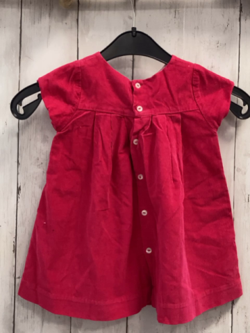 Jacadi  Kleid  Gr. 74  himbeere Kord 