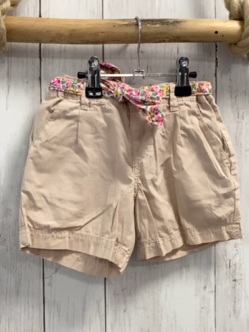 H&M Shorts Gr. 98  beige mit Gürtelband Bund verstellbar