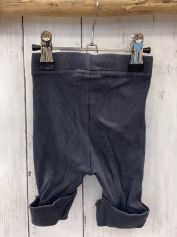kuniboo Leggings Gr. 50  grau gerippt