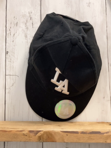 H&M  Kappe  Gr. 134/152  schwarz weiße Schrift 