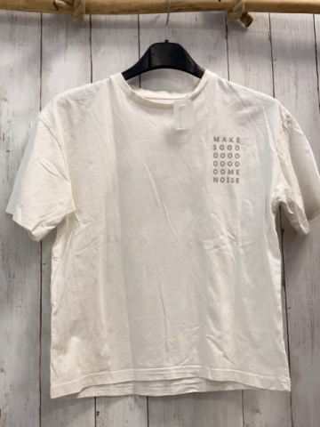 Reserved  T-Shirt  Gr. 146  weiß grauer Druck 