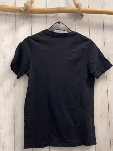 Jack & Jones  T-Shirt  Gr. 158  schwarz gestreiftes Rechteck mit Schrift 