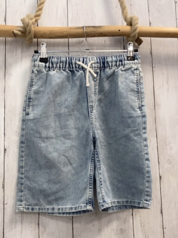 H&M  Shorts  Gr. 146  blau Jeans  Gummizugbund mit weißer Kordel 