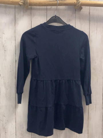 S´Oliver  Kleid  Gr. 128  blau rosa Schrift 