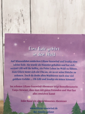 Liliane Suesewind  Buch Eine Eule steckt den Kopf nicht in den Sand 