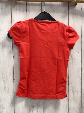   T-Shirt  Gr. 122/128  rot Käfer weiße Schrift 