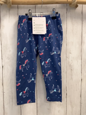 neu Salt & Pepper  Caprileggings  Gr. 128  blau Pferde NP 14,98 € 
