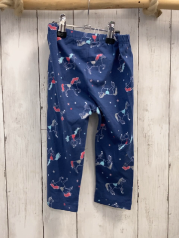 neu Salt & Pepper  Caprileggings  Gr. 128  blau Pferde NP 14,98 € 