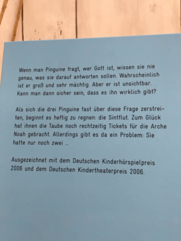  Buch An der Arche um Acht 