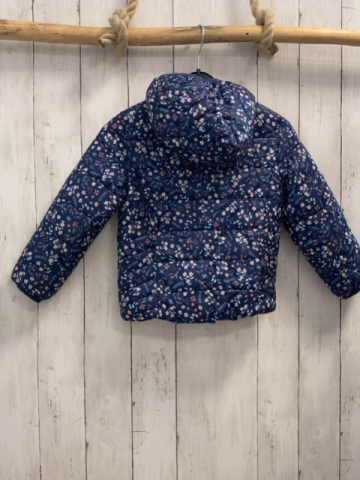  Jacke Gr. 110  blau Blumen