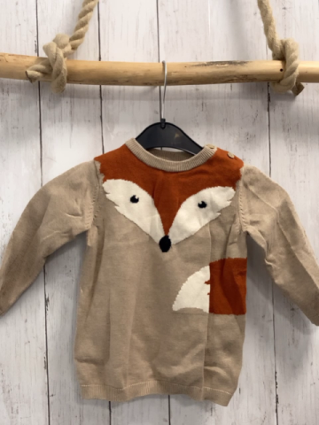 H&M  Pullover  Gr. 86  snad Strick Fuchs 