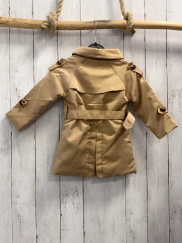  Jacke  Gr. 86  hellbraun mit Gürtel 