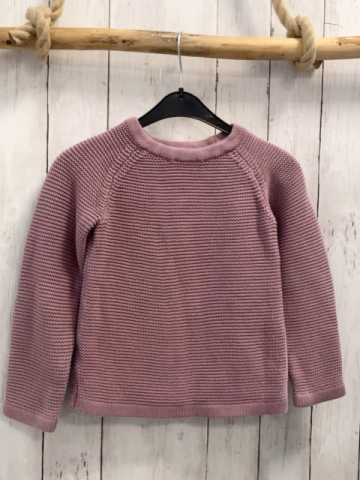 Alana  Pullover  Gr. 128  lavendel Strick 