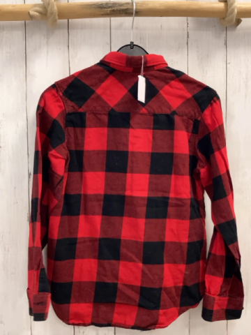 H&M Hemd Gr. 134  rot schwarz kariert