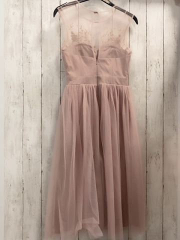 Little Mistress Kleid Gr. 34  Altrosa Tüllrock Spitze Perlen