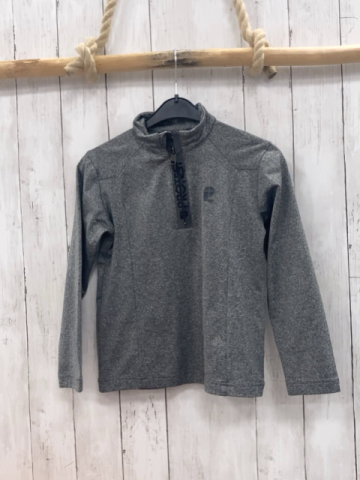 Protest Sportshirt Gr. 128  grau meliert Reißverschluss