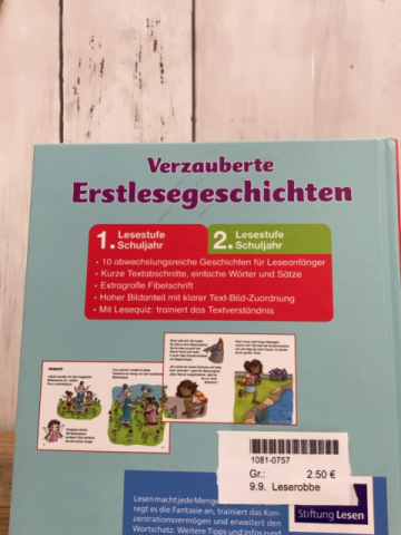 Leserobbe  Buch Verzauberte Erstlesegeschichten 
