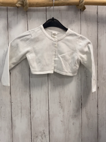 H&M  Strickjacke  Gr. 86  weiß 