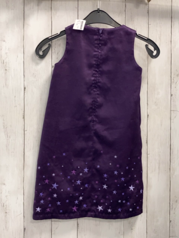 H&M  Kleid  Gr. 116  lila gestickte Sterne 