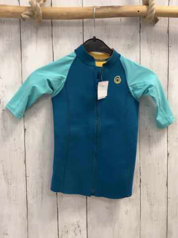 Decathlon  Neoprenjacke  Gr. 116  petrol mint Ärmel 