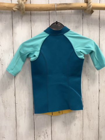 Decathlon  Neoprenjacke  Gr. 116  petrol mint Ärmel 