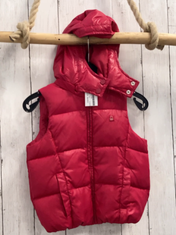 Benetton Weste  Gr. 110  rot Kapuze 