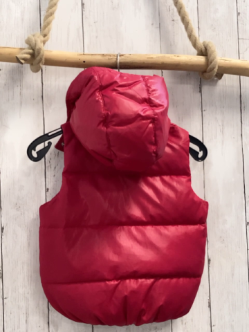 Benetton Weste  Gr. 110  rot Kapuze 