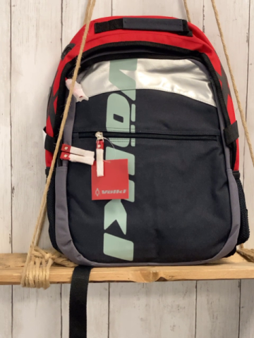 neu Völkl Rucksack schwarz silber rot Höhe ca. 45 cm