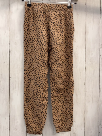 H&M Hose Gr. 128  braun schwarze Punkte Kordel