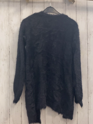 H&M  Strickjacke  Gr. 158/164  schwarz flusig 
