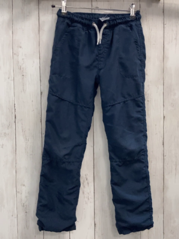   Hose  Gr. 128  blau gefüttert weiße Kordel