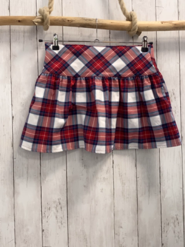 H&M Rock Gr. 170  rot weiß blau kariert