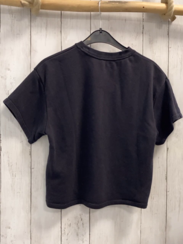 H&M  T-Shirt  Gr. 146/152  dunkelgrau Bär creme Schrft 