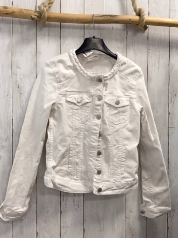 Vila  Jeansjacke  Gr. 158  weiß 