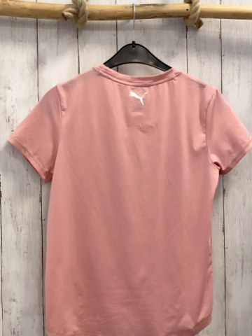 Puma  Sportshirt  Gr. 158/164  altrosa weiß aubergine Druck 