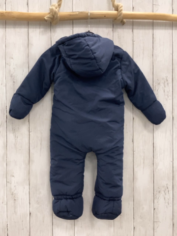 Vertbaudet  Winteroverall Gr. 74  blau Fleecefutter 