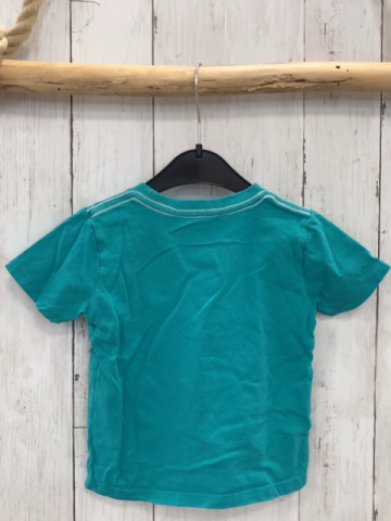 Boboli T-Shirt Gr. 92  türkis Schallplatte