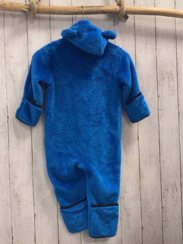 Columbia Plüschoverall Gr. 86  blau Kapuze