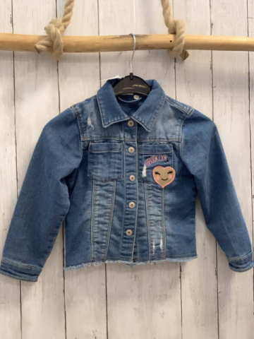 Name it  Jeansjacke  Gr. 98  blau Jeans Herz 
