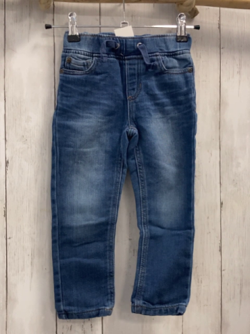  Hose Gr. 98  blau Jeans Kordel