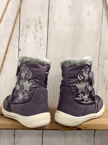 Tom Tailor neu Boots Gr. 30  flieder grauer Plüschbund Sterne NP reduziert auf 49,95€