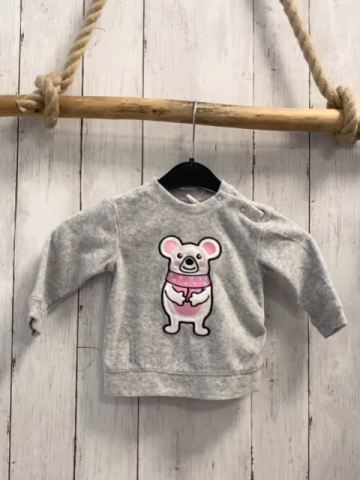  Pullover Gr. 62  grau Nicky Maus