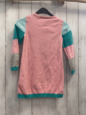 Nickelodeon  Kleid  Gr. 110  rosa Strick Paw Patrol + mint türkis rosa hellgrau gestreifte Ärmell 