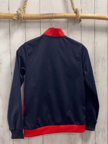Puma  Joggingjacke  Gr. 152  blau rot weiße Schrift + weißer Puma 
