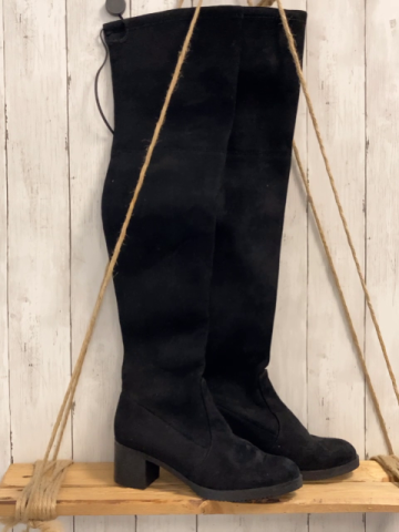 Buffalo  Stiefel  Gr. 38  schwarz Overknee