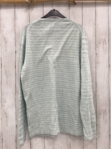 Esprit  Pullover  Gr. 170/176  mint graue Streifen Strick