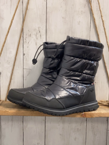 Kangaroos Boots Gr. 38  grau glänzend warm gefüttert