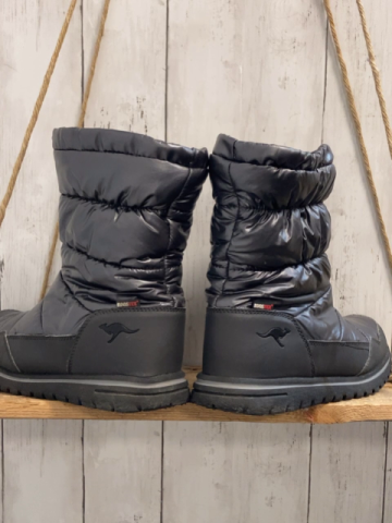 Kangaroos Boots Gr. 38  grau glänzend warm gefüttert