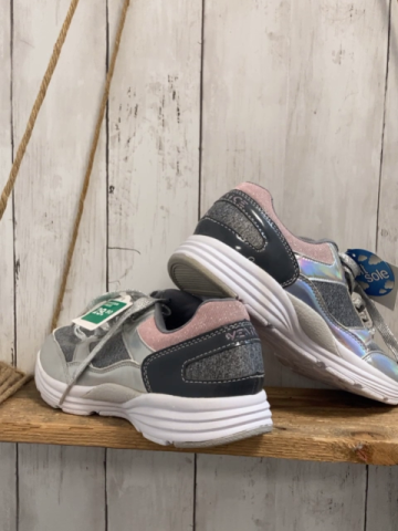 neu Venice Schuhe Gr. 38  silber grau rosa glitzernd NP 29,90€